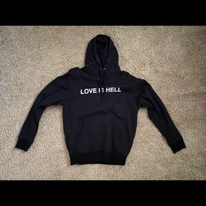 ‘Love Is Hell’ hoodie